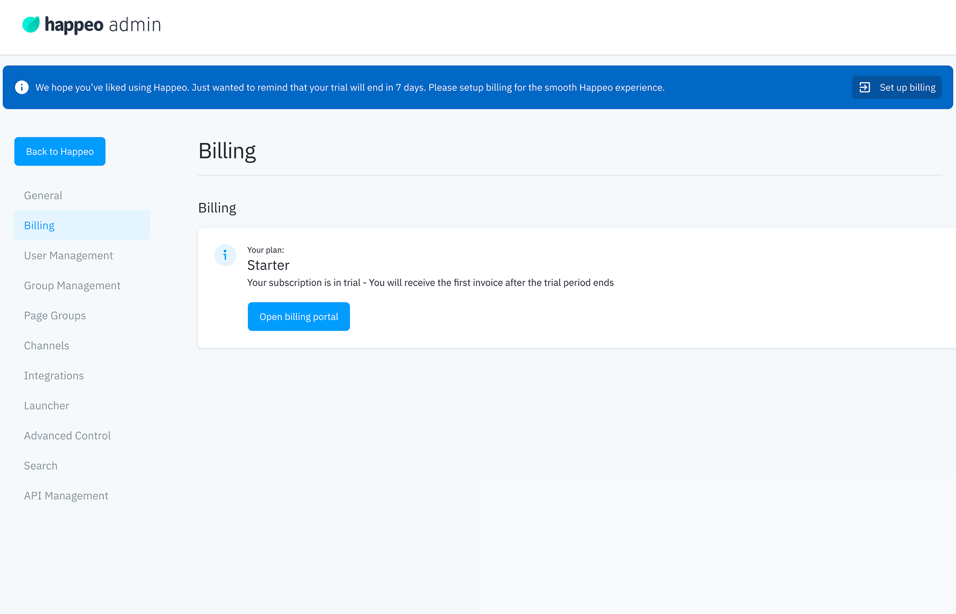 Set Up Your Subscription in Happeo 1.png